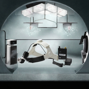 Lampe frontale LED sans fil pour dentisterie et chirurgie ORL, double batterie, éclairage médical pour opérations, produit RTS - Product Image 3