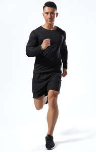 Collants <span class=keywords><strong>de</strong></span> sport à séchage rapide pour la course en automne et en hiver, vêtements <span class=keywords><strong>de</strong></span> sport, collants <span class=keywords><strong>de</strong></span> basketball et vêtements à manches longues - Product Image 2