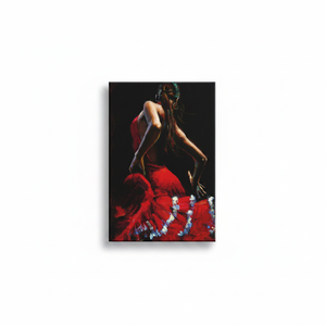 Lienzo Impreso: Bailarina de Flamenco - Decoración Vibrante de España para el Hogar, Lienzo Enrollado - Product Image 2