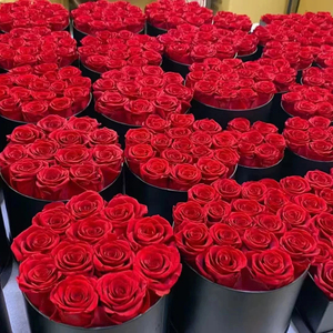 Scatola in Velluto con Coperchio per <span class=keywords><strong>Rosa</strong></span> Eterna Preservata, <span class=keywords><strong>Rosa</strong></span> Antico, Fiore Vero per Sempre, Ideale per Laurea, Natale, Ringraziamento, Capodanno, San Valentino - Product Image 4