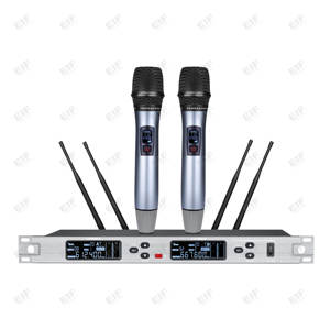 Sistema de Micrófono Inalámbrico Profesional de Alta Fidelidad EIF MY-3500 de Doble Canal con Conector XLR para Actuaciones y Karaoke - Product Image 2