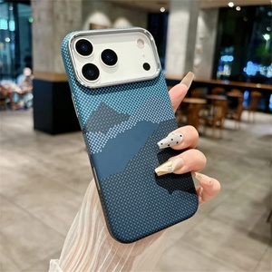 เคสโทรศัพท์คาร์บอนไฟเบอร์สีสันสดใสบางเฉียบสำหรับ iPhone 17 Air 17 Pro Max, เคส iPhone 17 แบบแม่เหล็กคาร์บอน - Product Image 4