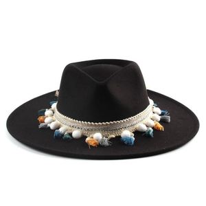 ผู้ผลิตขายส่ง หมวกแฟชั่นสไตล์ยุโรปอเมริกันใหม่สำหรับผู้หญิง ปีกกว้าง สำหรับฤดูหนาว สไตล์ลำลอง เหมาะสำหรับกิจกรรมกลางแจ้งและตกปลา - Product Image 2