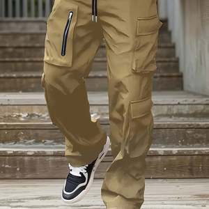 Pantalones Deportivos de Alta Calidad Personalizados, Estilo Urbano, para Correr, Anchos, Holgados, Resistentes al Viento, de Nailon, para Montañismo, para Hombre - Product Image 2