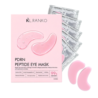 OEM Private Label PDRN Zalm DNA Peptide Oogmasker Anti-rimpel Verheldert Donkere Kringen Vermindert Zwelling Verstevigt Onder Ogen Patches