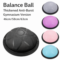 Kit de demi-ballon d'équilibre gonflable robuste et écologique pour entraînement de yoga, idéal pour la gym professionnelle et la remise en forme à domicile