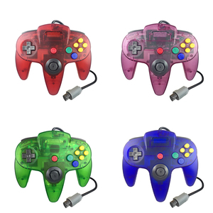 Manette de jeu filaire colorée N64 pour <span class=keywords><strong>Nintendo</strong></span> N64 avec prise console, joystick classique or et argent pour <span class=keywords><strong>Nintendo</strong></span> <span class=keywords><strong>64</strong></span> - Product Image 2