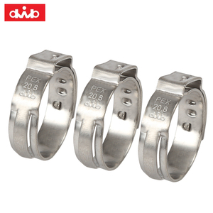 1/2 PEX os tuyau simple oreille pinces écrou à oreilles 16mm <span class=keywords><strong>raccord</strong></span> connexions anneaux à sertir SS304 NSF2098 collier de serrage <span class=keywords><strong>pour</strong></span> PEX <span class=keywords><strong>pince</strong></span> Tube - Product Image 6