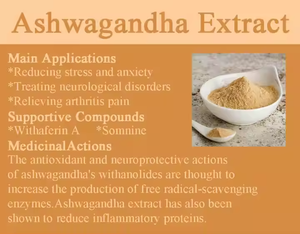 ผลิตภัณฑ์เสริมอาหารจากธรรมชาติ100% ผง Ashwagandha ออร์แกนิกมีประโยชน์ต่อสุขภาพ - Product Image 5