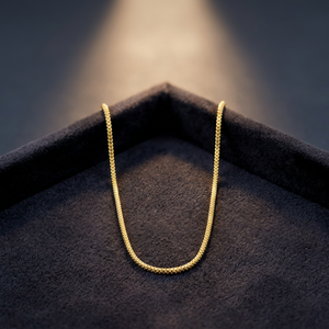 Collares de Cadena con Cuentas Chapadas en Oro de 14K, 18K y 24K al por Mayor, Collares de Cadena de Moda, Diseño de Cadena Moderno, Cadena de Latón Dorado - Product Image 6