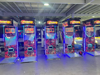 Machine de boxe électronique ultime, borne d'arcade à pièces d'intérieur, garantie 1 an avec prise en charge de la langue anglaise