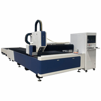 Machine de découpe laser pour tôles 3015 avec table d'échange double pour acier inoxydable et acier au carbone