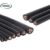   1600307 1600308 NSGAFOU 1.8/3kV 1x35/50mm2 Cable de Goma VDE para Alimentación de Motor