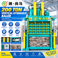 Vertikale Hydraulische Metallpresse 200 Tonnen Schwerlast-Schrottstahl/Eisen/Kupfer Recycling-Pressmaschine für Großindustrie