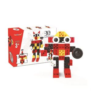 Juguetes Educativos Creativos 2020, Bloques de Construcción de Plástico de Colores para Niños, Robot de Construcción DIY 3D - Product Image 1