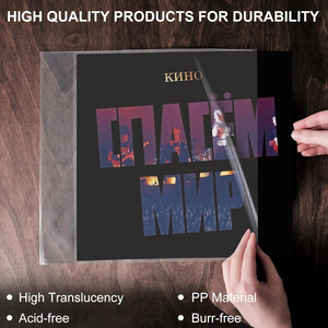 Housse de protection personnalisée pour disques vinyles 12 pouces, pochettes d'album, collection de <span class=keywords><strong>CD</strong></span> musicaux, étui extérieur pour vinyle - Product Image 4