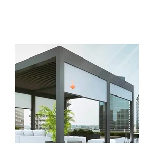 Ngang không dây hình ống con lăn màn trập động cơ cho Zebra Rèm Shades - Product Image 3