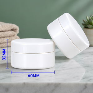 50ml Lightweight Cylinder Plastic Cosmetic Cream Jar with Secure Screw Cap <b>for</b> Skincare Beauty and Personal Care Packaging - Product Image 2