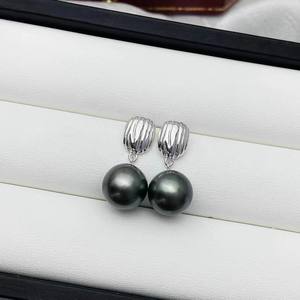 22352DIY Beads 9-15mm <b>Silver</b> Gold Empty Stand S925 DIY <b>Pearl</b> Accessories for <b>Earrings</b> 925 Sterling <b>Silver</b> 2022 New Collection - Product Image 4