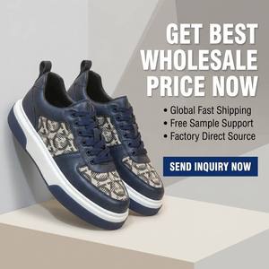 Nouvelles Chaussures Homme Tendance 2026 <span class=keywords><strong>TikTok</strong></span> Bestseller Style Coréen Baskets Patchwork Cuir et Tissu Respirantes Légères - Product Image 6