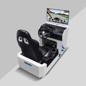 Simulateur de conduite pour auto-école avec double écran, volant et pédales – Équipement d'entraînement pour les apprentis conducteurs - Product Image 4