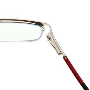 Gafas de Metal con Media Montura Gris Jack 5151, Protección Anti Luz Azul, Monturas Ópticas Unisex para Miopía - Product Image 3