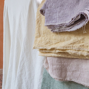 Poids lourd 100% tissu de lin français avec 350 GSM pour sacs tabliers linge de table décor oreillers rideaux - Product Image 3