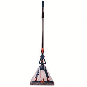 Engrosamiento y alargamiento de acero inoxidable, varilla de una pieza, 28cm, pegamento de algodón, fregona absorbente de agua, fregona para el suelo, coágulo grande para el hogar - Product Image 1