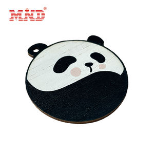 カスタム木製ハングタグレーザー彫刻ロゴパターンレトロウッド名IDカードペンダント衣類穀物クリエイティブ空白サイン工芸品 - Product Image 3