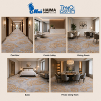 Tapis Axminster à motifs personnalisés pour les halls d'hôtels et les revêtements de sol de l'hôtellerie