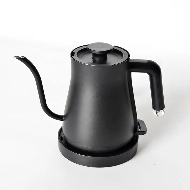 Ev ve mutfak akıllı ev aletleri kaliteli hızlı su kazanı 600ml kahve çay işık belirtiniz elektrik gooseneck damla su ısıtıcısı soba