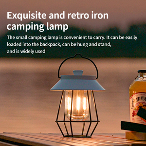 Lampes à kérosène portables vintage rétro pour le camping, lampes de camping multifonctionnelles - Product Image 5