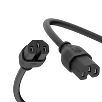 Connecteur d'alimentation femelle IEC C15 en laiton pour cordon d'alimentation pour appareils électriques haute puissance