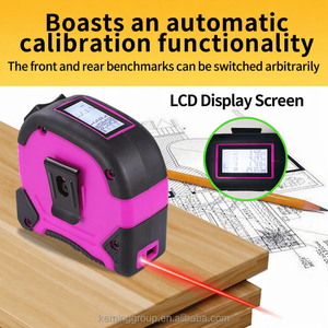 Misuratore <span class=keywords><strong>Laser</strong></span> Digitale di Lunghezza, Area e Volume 40m/60m, Metro a Nastro ad Alta Precisione con Memoria e Ricarica Tipo C - Product Image 4