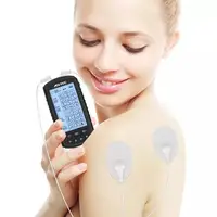 Mini électrodes portables Tens, stimulation du cerveau, soulagement de la douleur, Massage de la tête