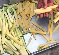 Frietjes Groentefruitkubus Roestvrijstalen Snijmachine Frites Chips Aardappelmachines Voor Industrieën Restaurants