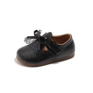 Nuove Scarpe da Principessa per Bambine, <span class=keywords><strong>Ballerine</strong></span> con Suola Morbida, Chiusura con Velcro, Fiocco in Pizzo, Illuminate, Traspiranti, per Tutte le Stagioni - Product Image 2