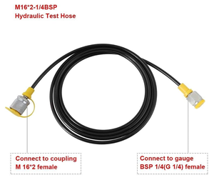 Tubo Flessibile in Acciaio Inox G1/4 <span class=keywords><strong>per</strong></span> Manometro, Tubo Idraulico Flessibile <span class=keywords><strong>per</strong></span> Sistemi Idraulici/Pneumatici, Tubo Intrecciato 3000 PSI - Product Image 6