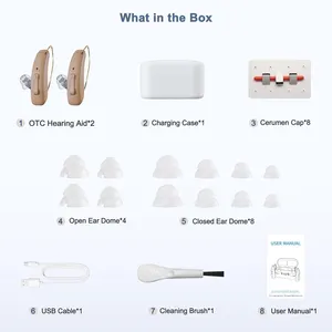 Wholesale Digital BTE Hearing Aid Sound Amplifier Smart App Control Rechargeable Hearing Aid Elderly For Deafness And Seniors
