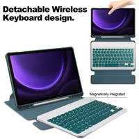 Clavier détachable rotatif à 360 degrés de style professionnel pour Samsung Tab A9 Plus X210/X216/X218 11 pouces