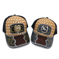 Gorra Snapback Unisex Personalizada con Logo Metálico 3D de Herradura, Impresión Serigráfica en Lona, Jersey, Mezclilla, Malla, Estilo Western Étnico y a la Moda