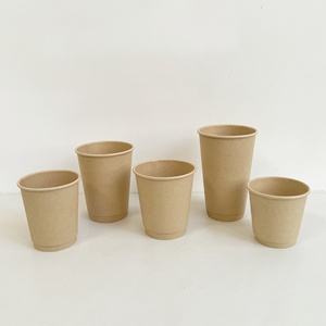 Custom-Printed Disposable Bamboo Paper <b>Cups</b> Eco-Friendly Double-Layer Coffee <b>Cups</b> for Hot and <b>Cold</b> Beverages - Product Image 4