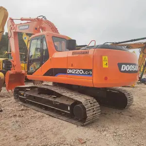 model number DH220LC excavator machine doosan used doosan excavator price
