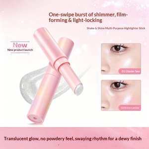 VIPABC Stick illuminateur multi-usage super scintillant, fard à paupières effet rosé, <span class=keywords><strong>film</strong></span> léger qui ne se déforme pas - Product Image 3