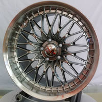 Jantes de course en alliage d'aluminium de haute qualité de 18 pouces (18*9.5) PCD 5*114.3 CB 73.1, fabriquées par flow forming, pour voitures particulières, chromées, 5 trous