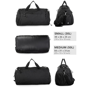 กระเป๋าออกซ์ฟอร์ดแบบ unisex สำหรับเล่นกีฬา มีซิปปิดและช่องใส่รองเท้าแยกต่างหาก สำหรับยิม ความจุ 36-55 ลิตร - Product Image 2