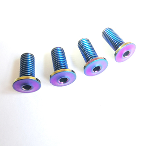 Xe Đạp Vít Titan M4 M5 <span class=keywords><strong>M6</strong></span> Grade5 Cầu Vồng Được Sản Xuất Bởi Các Nhà Cung Cấp Baoji Trung Quốc - Product Image 3