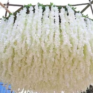 Guirnalda de Glicinia Artificial de Seda para Decoración Floral de Restaurantes y Techos de Bodas, Venta al por Mayor, 1M - Product Image 1