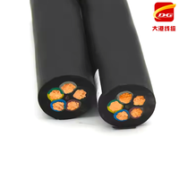 Câble en caoutchouc de qualité industrielle haute résistance IEC H07RN-F 2-5 conducteurs 1,5 2,5 4 6 10 16 25 35 50 mm² 450/750 V pour usage en atelier