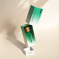 Flacon vaporisateur pour brume capillaire parfumée aux fleurs, flacons ronds en verre pour parfum et soins de la peau, emballage de luxe, coffret de voyage avec boîte